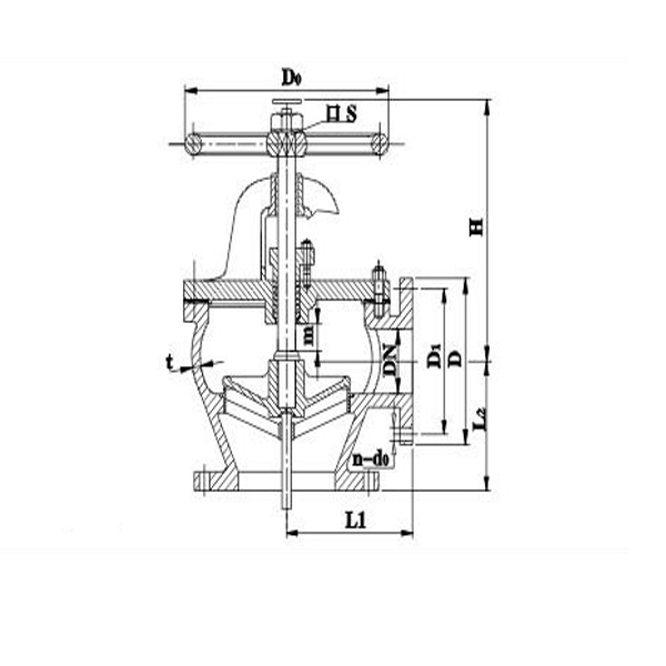 JIS F7319 J kind of flange stop valve1.jpg